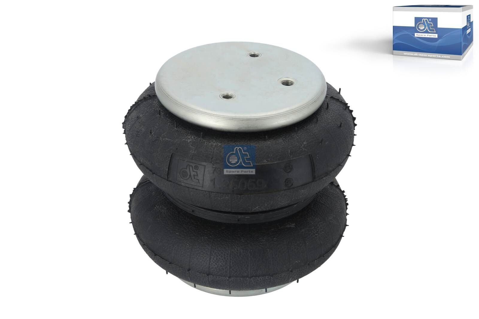 Coxim pneumático (suspensão de lâminas pneumática) do eixo 1863244 Scania